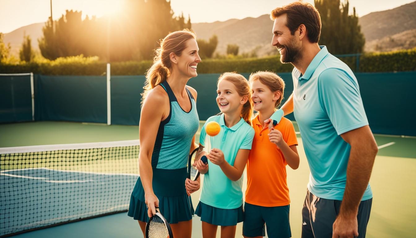 pádel en familia